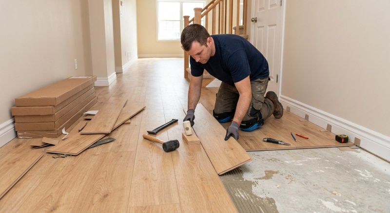 Laminate Floor Installation in Albion, IN