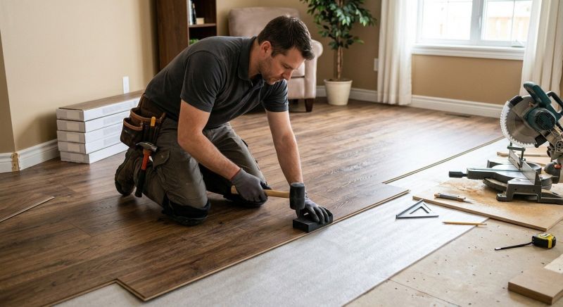 Laminate Floor Installation in Warsaw, IN