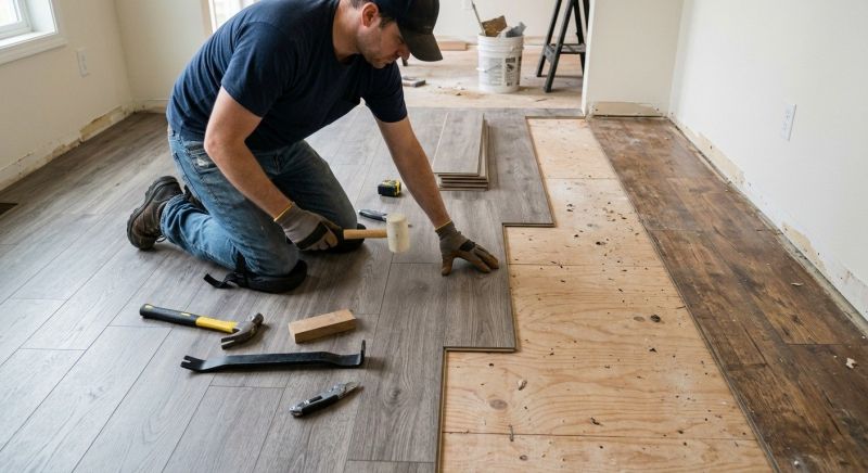 Laminate Floor Remodeling in Warsaw, IN