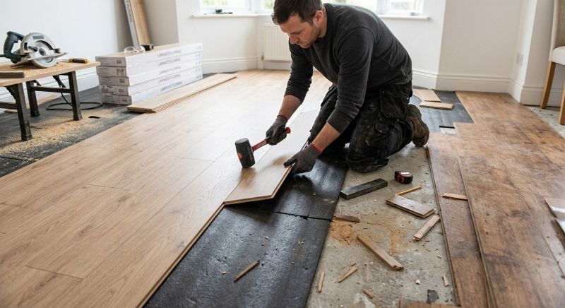 Laminate Floor Replacement in Milford, IN