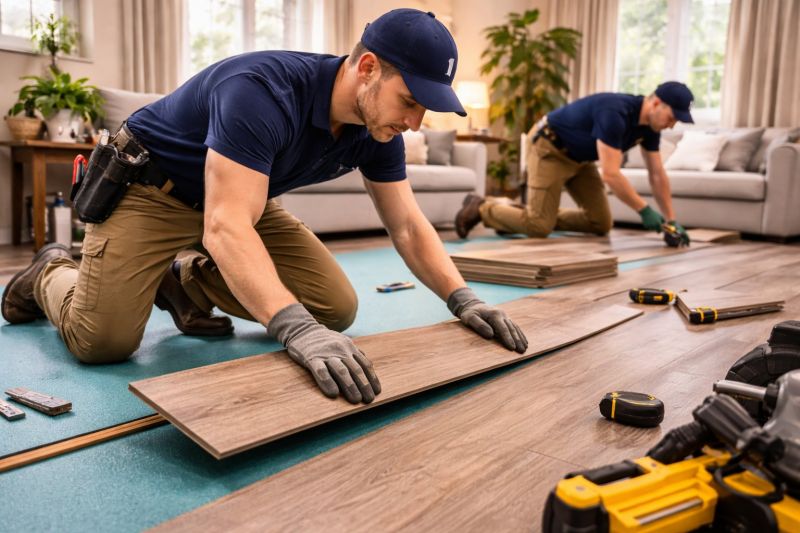 Laminate Floor Replacement in Winona Lake, IN