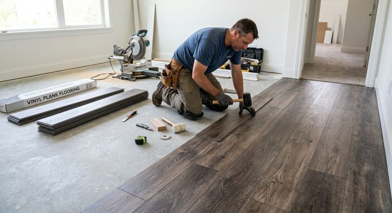 Linoleum Floor Installation in Cromwell, IN