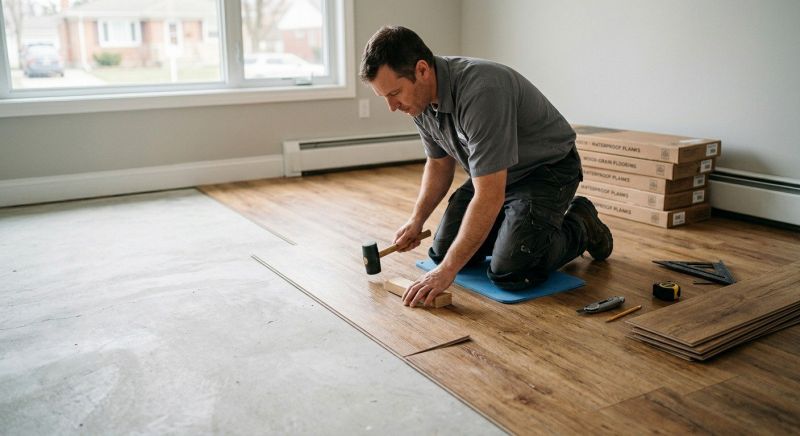 Linoleum Floor Installation in North Manchester, IN