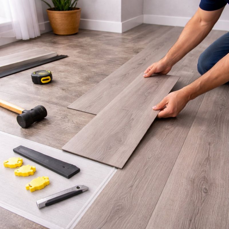Luxury Vinyl Tile Installation in North Webster, IN
