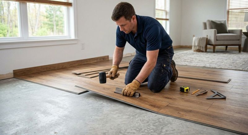 Luxury Vinyl Tile Installation in Rochester, IN