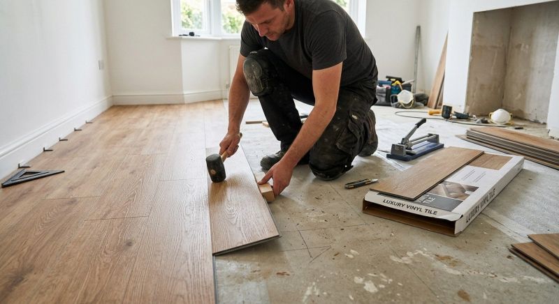 Lvt Flooring Installation in Albion, IN
