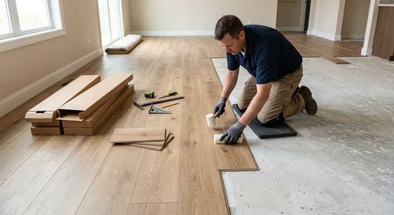 Lvt Flooring Installation in North Webster, IN