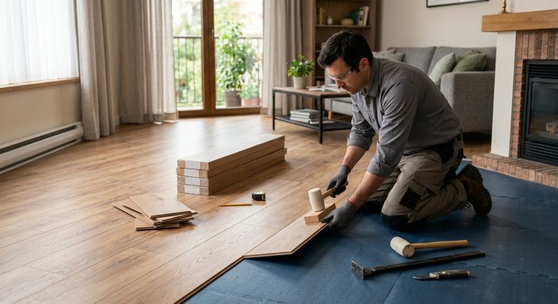 Plank Laminate Installation in Warsaw, IN