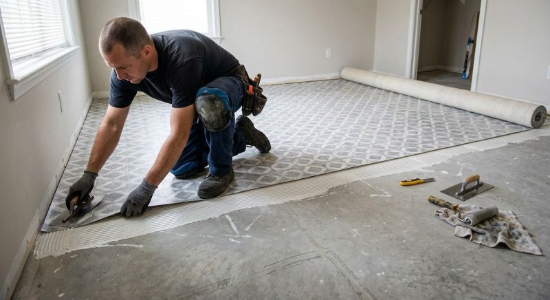 Sheet Flooring Installation in Warsaw, IN