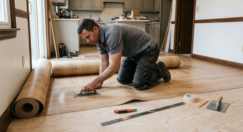 Sheet Flooring Installation in Warsaw, IN
