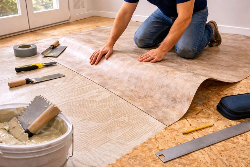 Sheet Flooring Installation in Silver Lake, IN