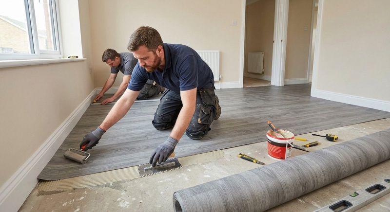 Sheet Linoleum Installation in Warsaw, IN