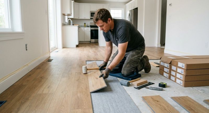 Vinyl Plank Floor Installation in Warsaw, IN