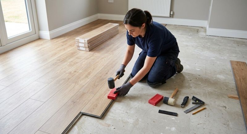 Vinyl Plank Floor Installation in Warsaw, IN